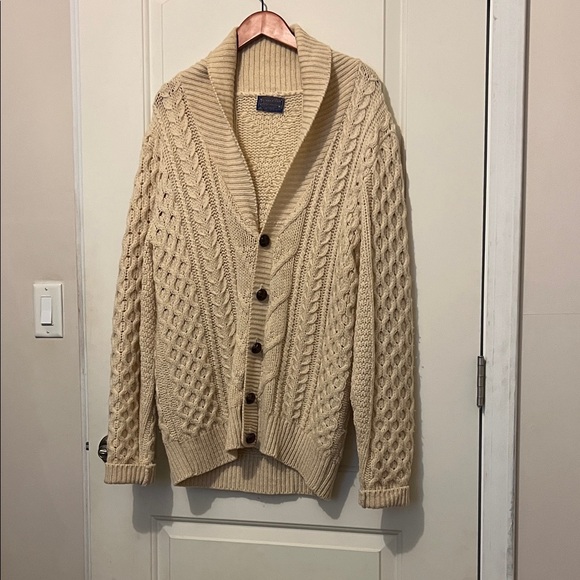 Pendleton Other - Vintage Pendleton Men's Cable Knit Cardigan